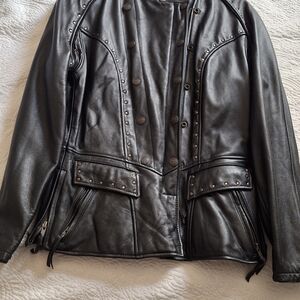 Harley-Davidson Black Studded Leather Jacket